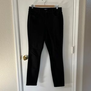 Black NYDJ a skinny jean LEGGING with LiftTuck technology & side sparkly accent